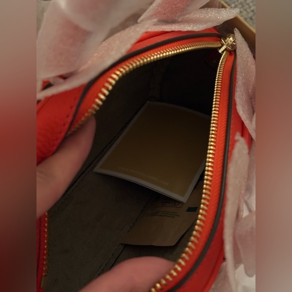 Michael Kors Lulu Mini Satchel Optic Orange Leather – NWT - Picture 13 of 15